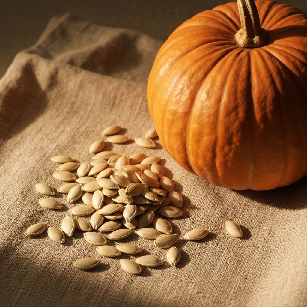 Pumpkin seeds as natural zinc source